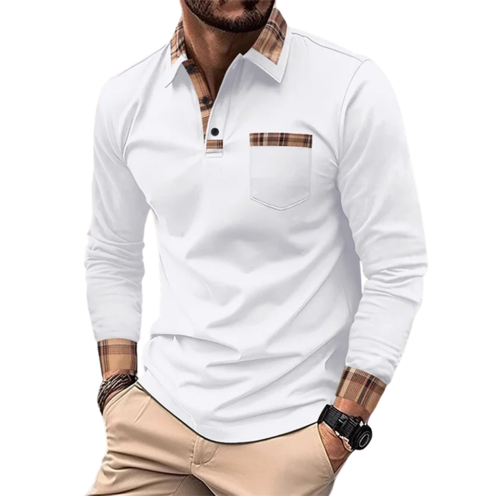 VALENTINO | LUXE POLO MET CHIQUE RUITDETAILS VOOR HEREN