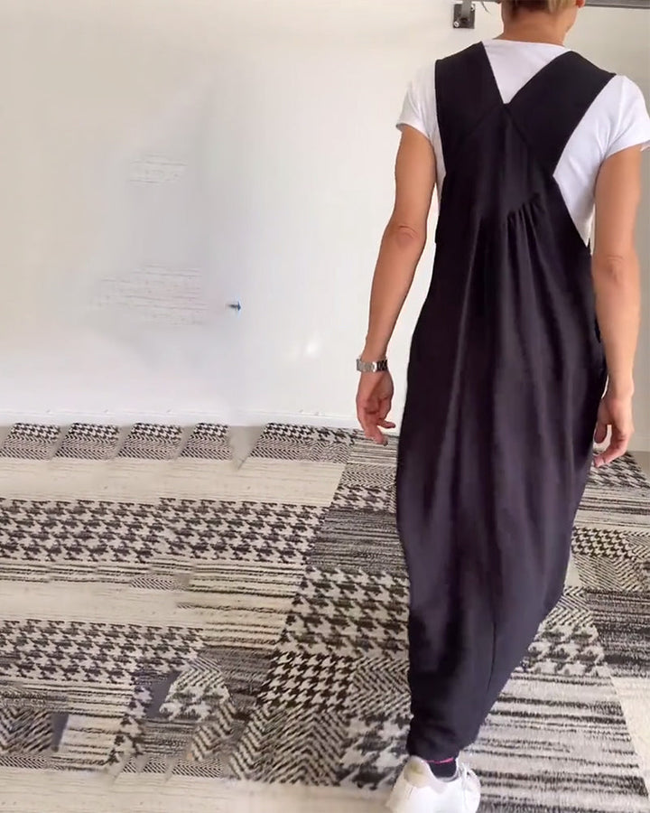 KARA | Casual-Chic Mouwloos Vloeiend Jurk