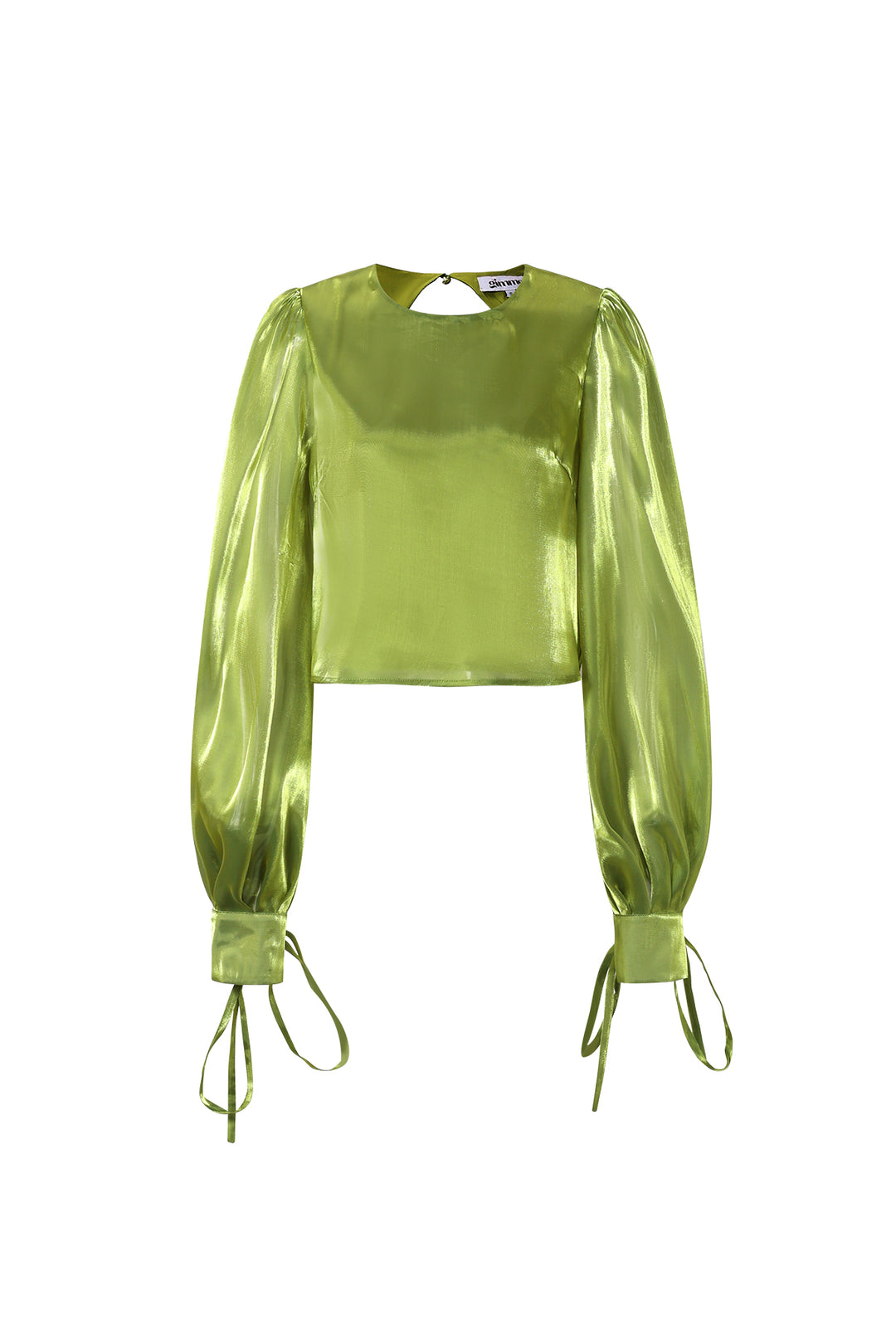 Glanzende parelblouse