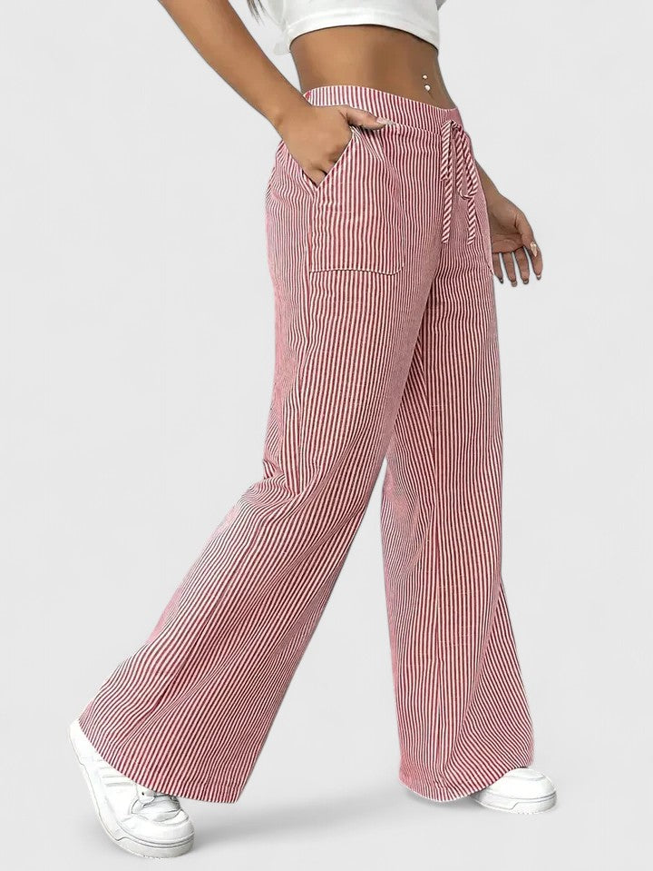 NOMI | Ruime en comfortabele broeken met elegante details