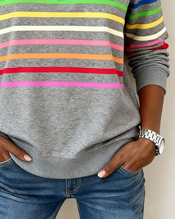 NINA | Casual Sweater met Comfort en Kleurrijke Stijl voor Elke Dag