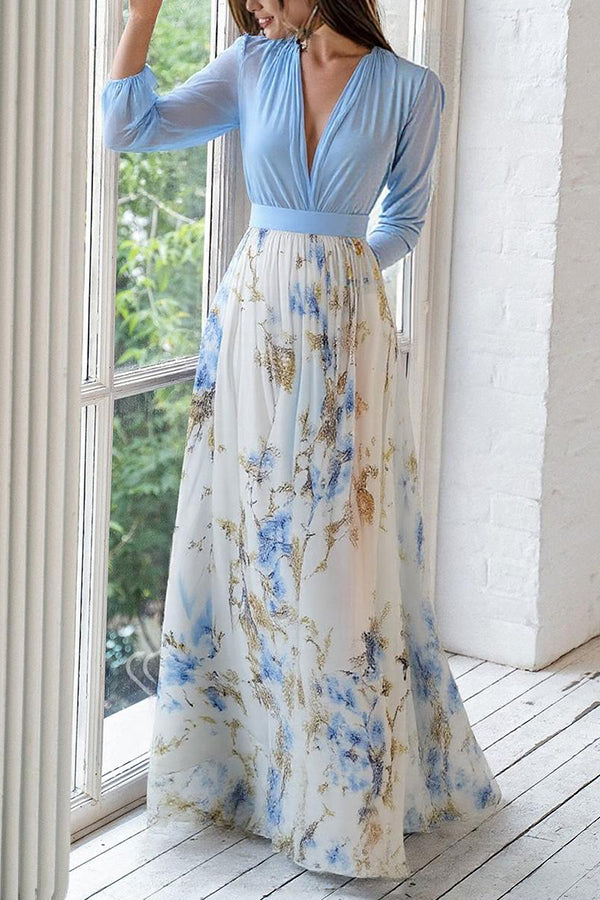 NINA | Elegante Maxi Jurk met Flatterende Pasvorm