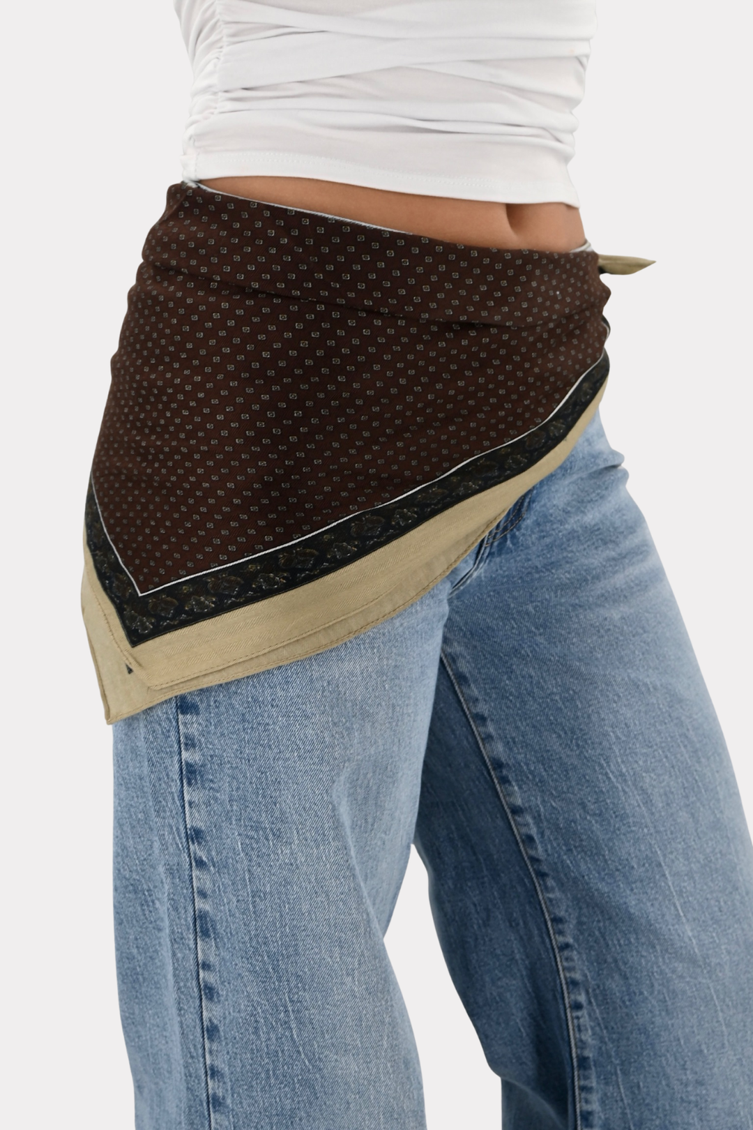 Rusty bloom scarf - bruin