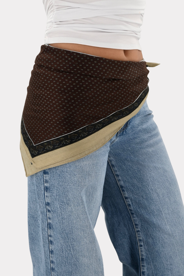 Rusty bloom scarf - bruin