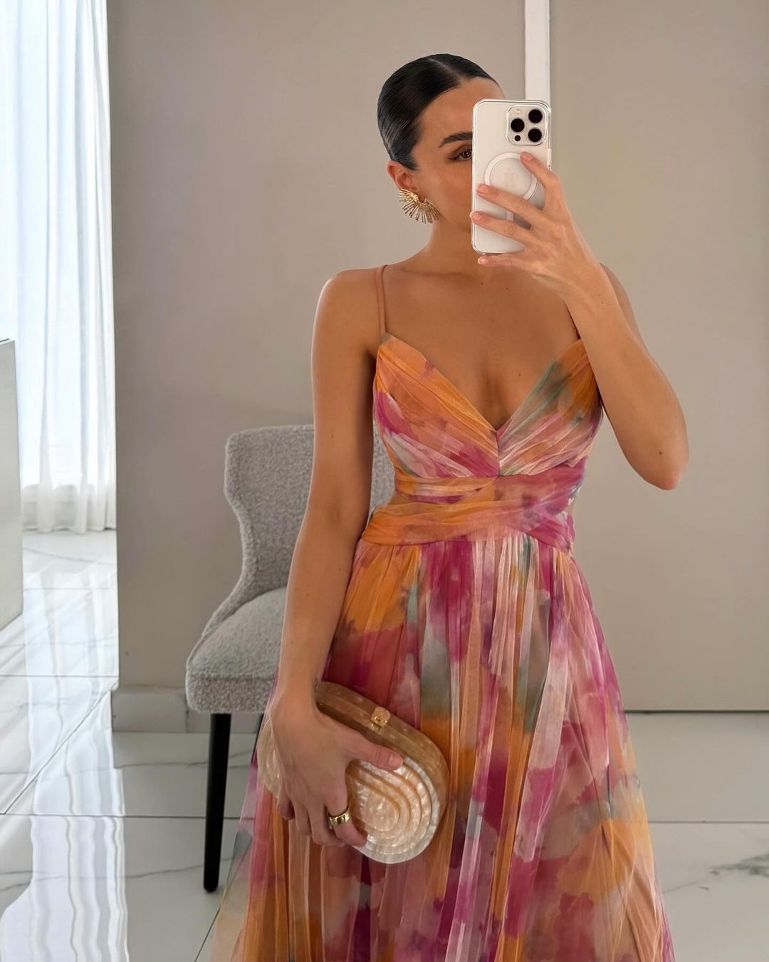 LARA | Maxi Jurk met Flatterende Pasvorm