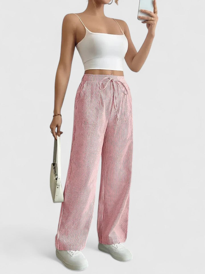 NOMI | Ruime en comfortabele broeken met elegante details