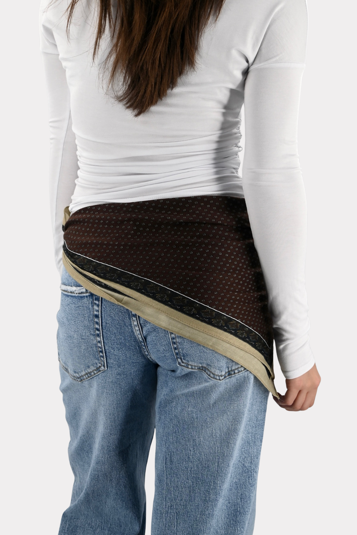 Rusty bloom scarf - bruin