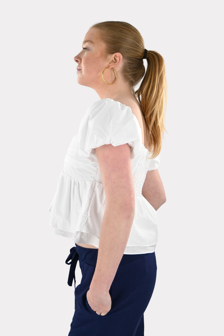 Blush blouse - wit