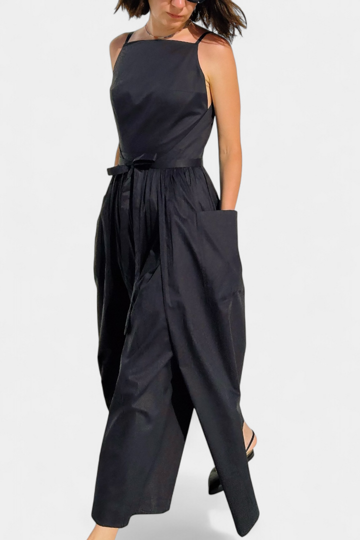 HANNA | Lange Jurk met Verstelbare Lussen voor Romantische Stijl en Zomerse Comfort