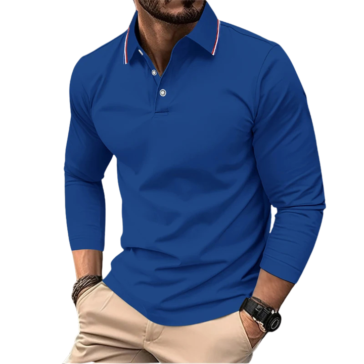 SVEN | PREMIUM CASUAL POLO MET CONTRASTERENDE Kraag