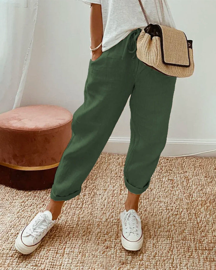 MAAN™ | Casual Damesbroek met Ademend Comfort en Tijdloze Elegantie voor Elke Dag