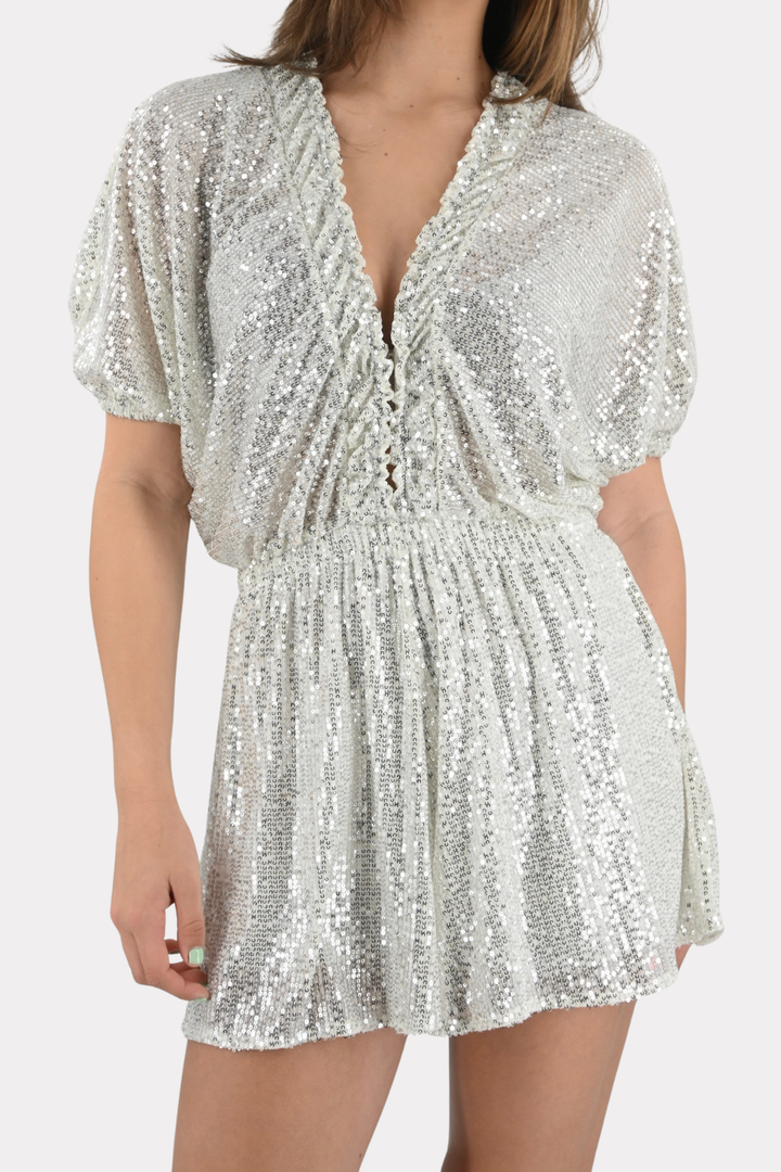 Moonlight playsuit - zilver
