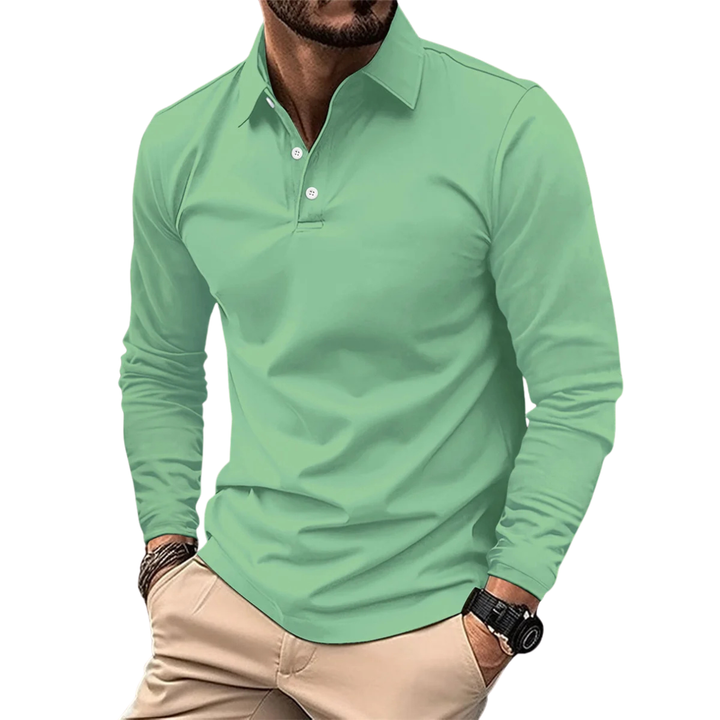 RODERICK | LUXE LANGERMIGE POLO VOOR HEREN