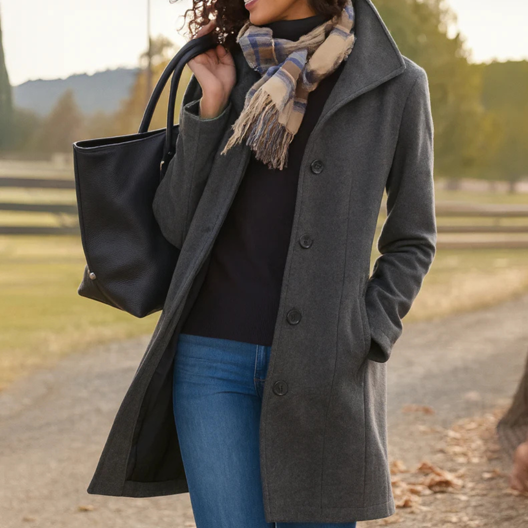 MARINA | Elegante Jas met Omarmende Warmte en Tijdloze Stijl