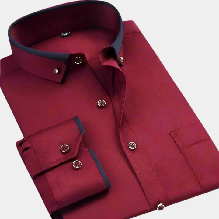 DORIAN™ | Ademend en kreukarm herenshirt voor werk en vrije tijd
