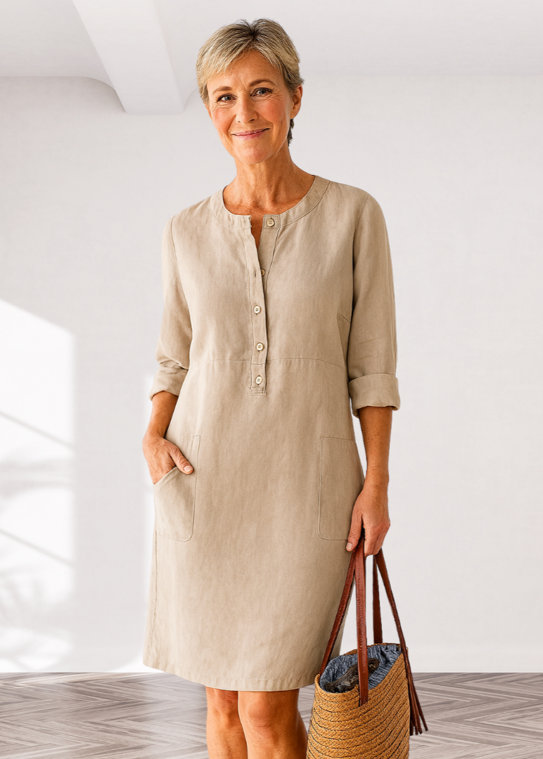 MIO | Casual Damesjurk met Relaxte Pasvorm en Tijdloze Look voor Elke Dag