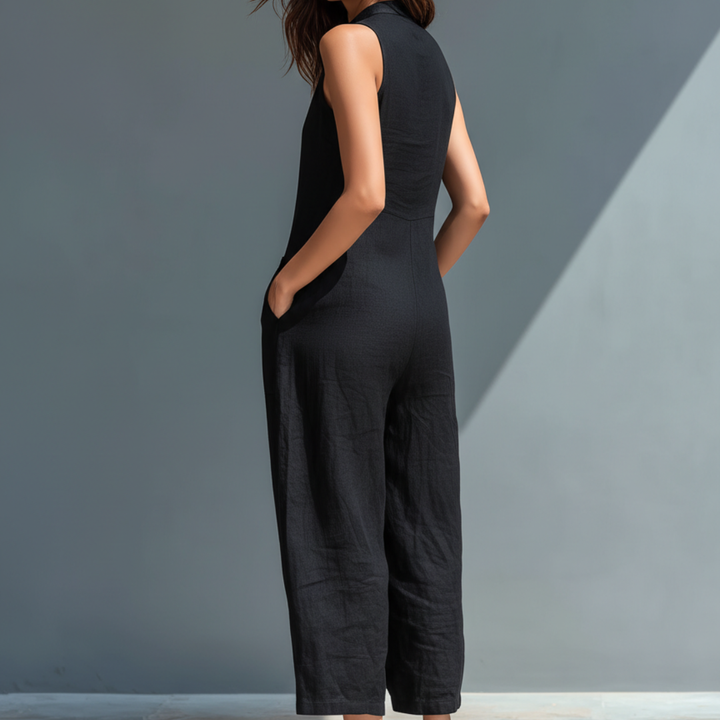 Lucinda | Elegante Mouwloze Jumpsuit