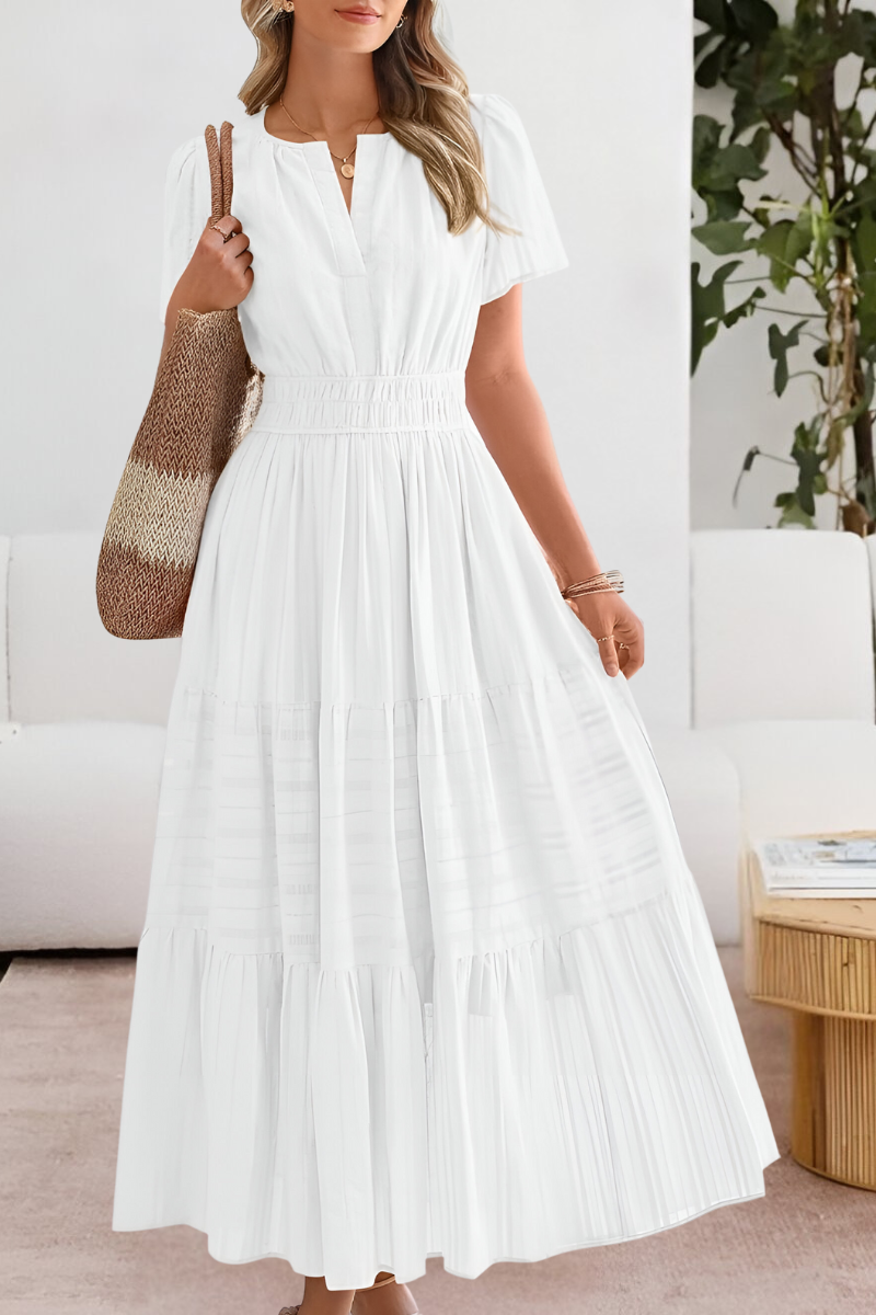 MINA | Lange Boho Jurk voor de Zomer