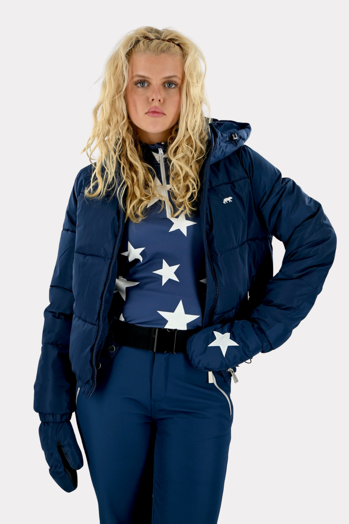 Tiger ski jacket - navy