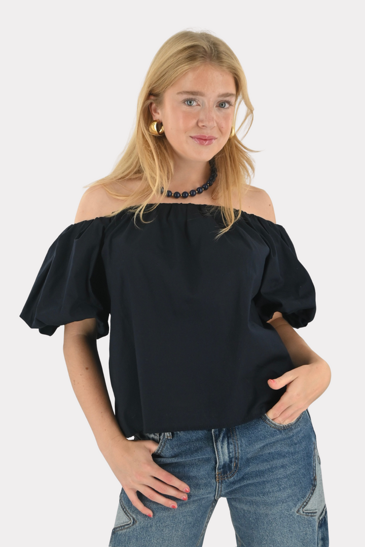 Fiore blouse - navy
