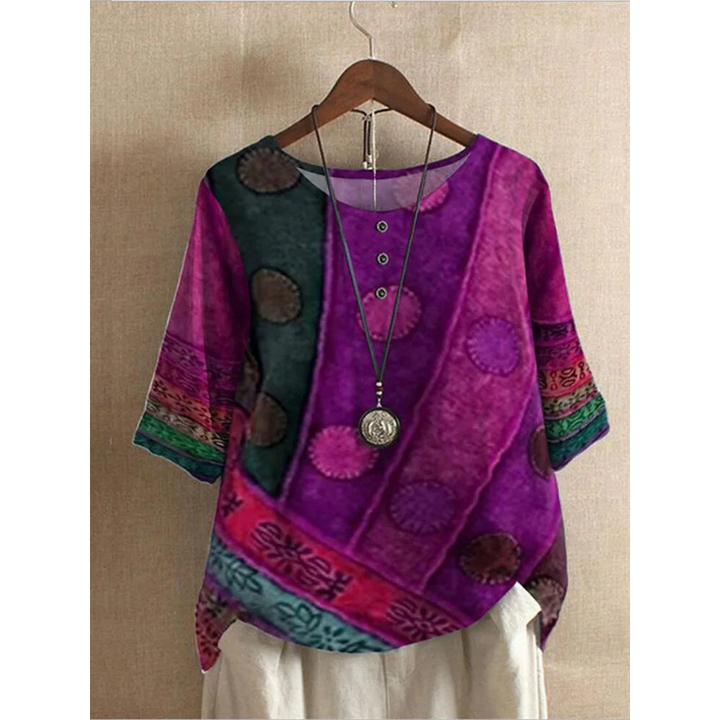 VIENNA - Bohemian Kleurige Top