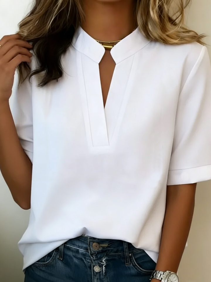Louise | Elegante blouse met verfijnde kraag