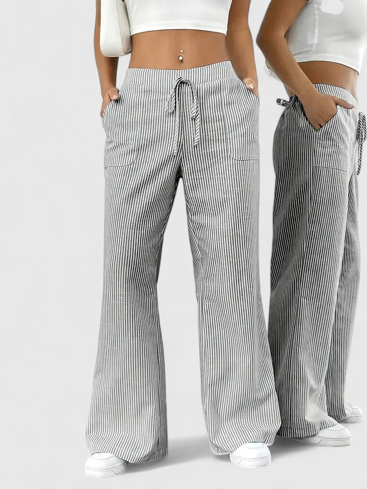 NOMI | Ruime en comfortabele broeken met elegante details
