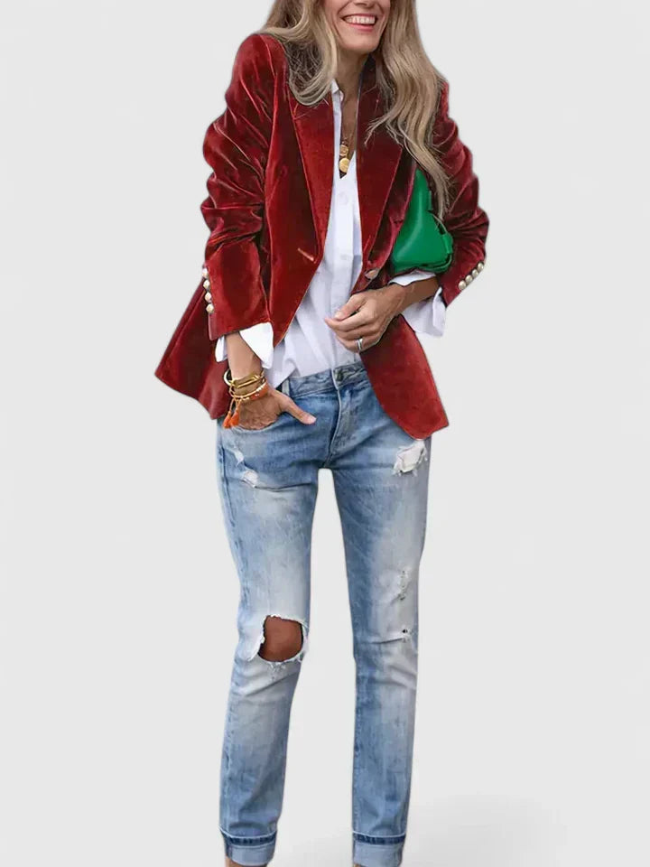 NORA | Elegante Blazer met Flatterende Pasvorm en Tijdloze Klasse