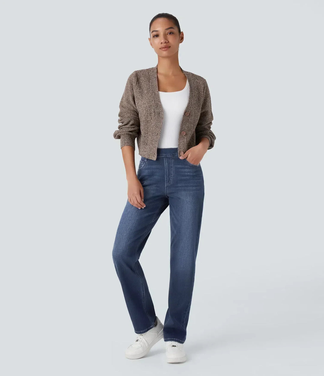 MAÏRA | Hoge Taille Ultra Comfortabele Broek met Casual Chic Stijl