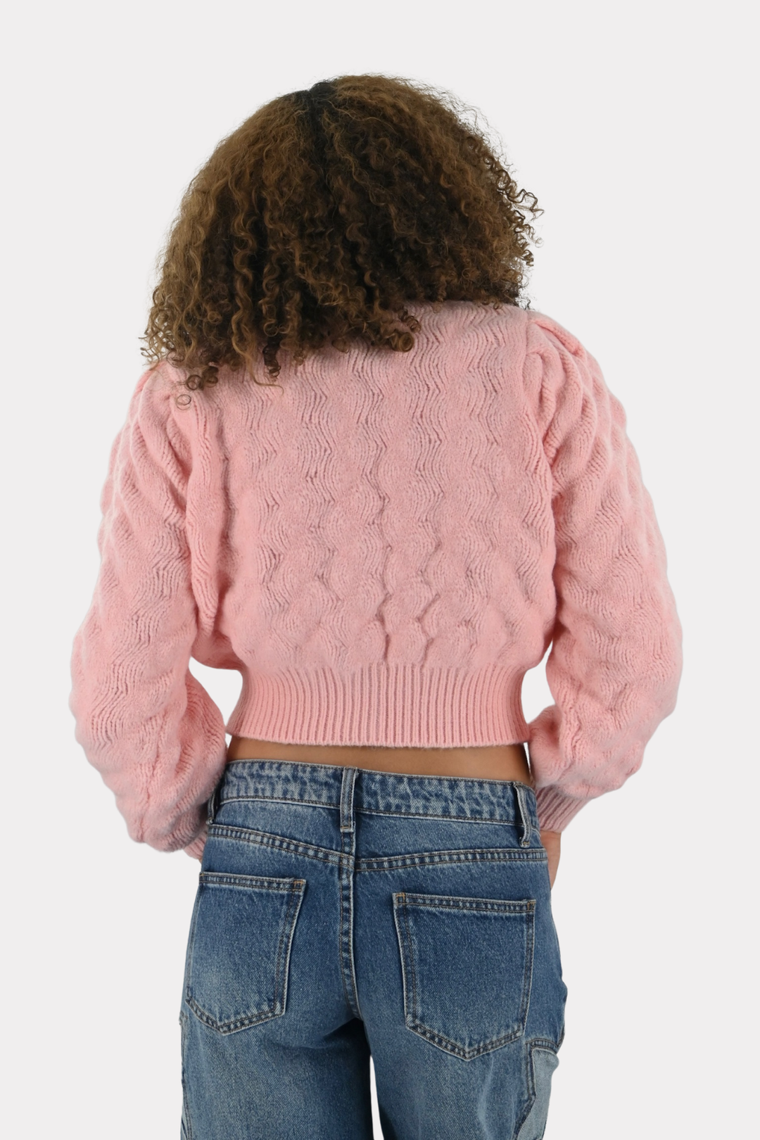 Yuna cardigan - licht roze