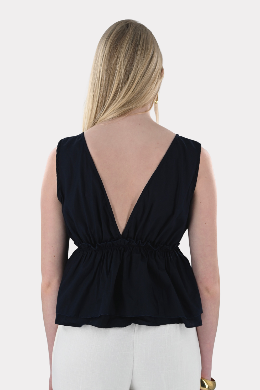 Coastal dream top - navy