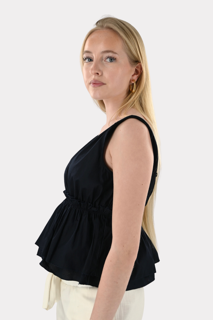 Coastal dream top - navy