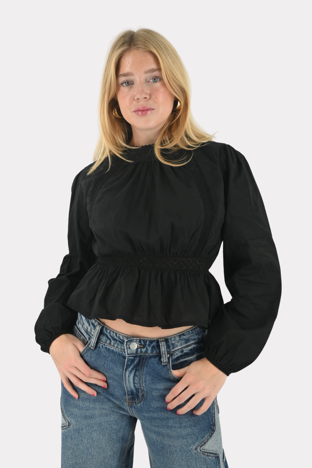 Marie blouse - zwart