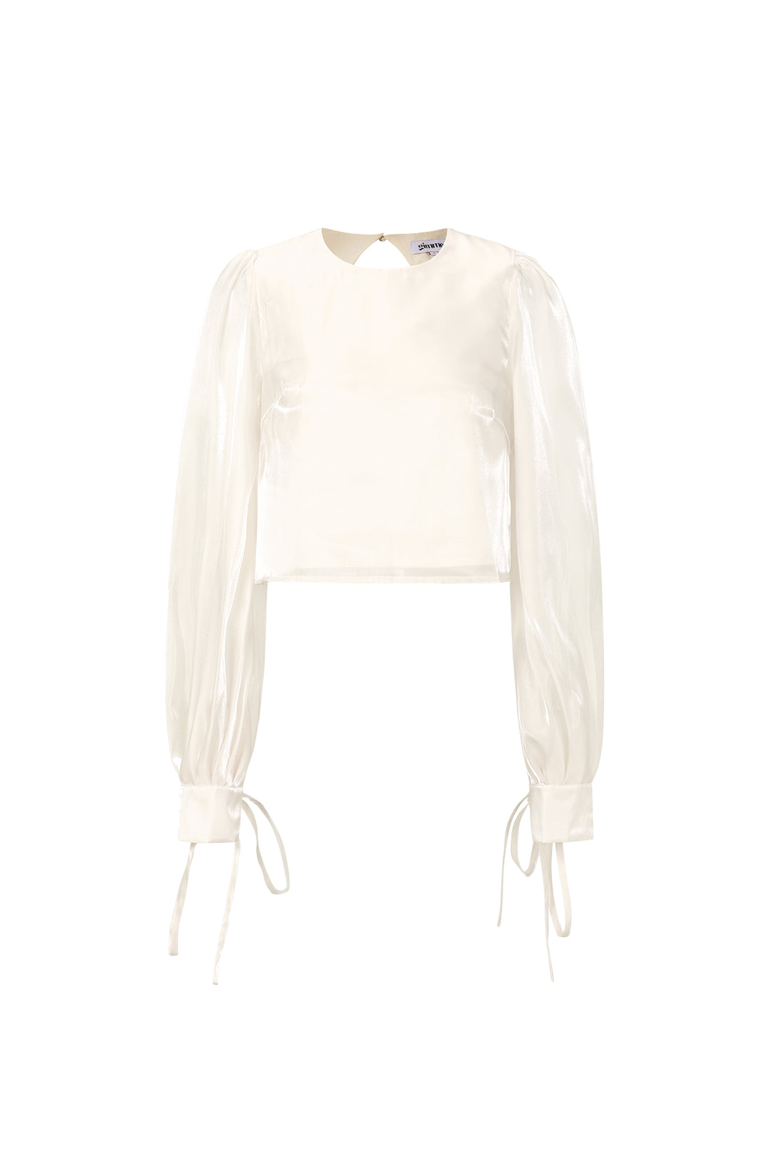 Glanzende parelblouse