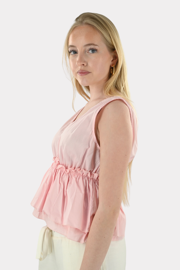 Coastal dream top - licht roze
