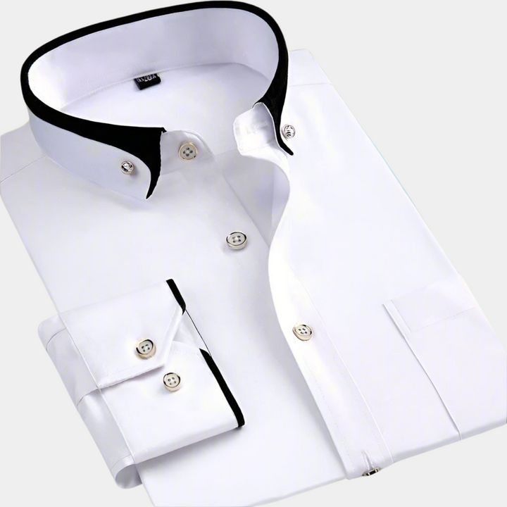 DORIAN™ | Ademend en kreukarm herenshirt voor werk en vrije tijd