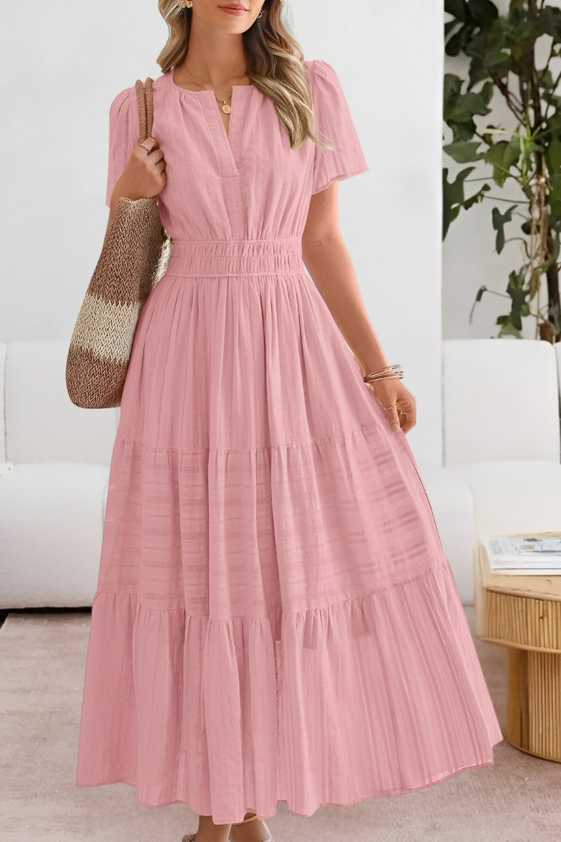 MINA | Lange Boho Jurk voor de Zomer