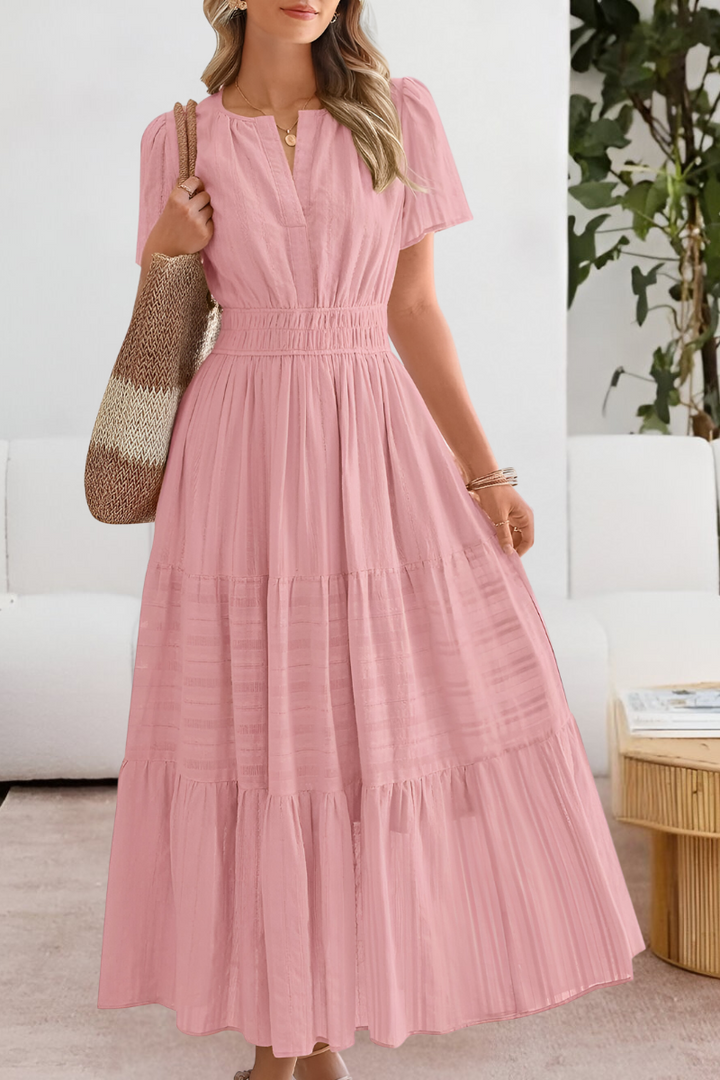 MINA | Lange Boho Jurk voor de Zomer