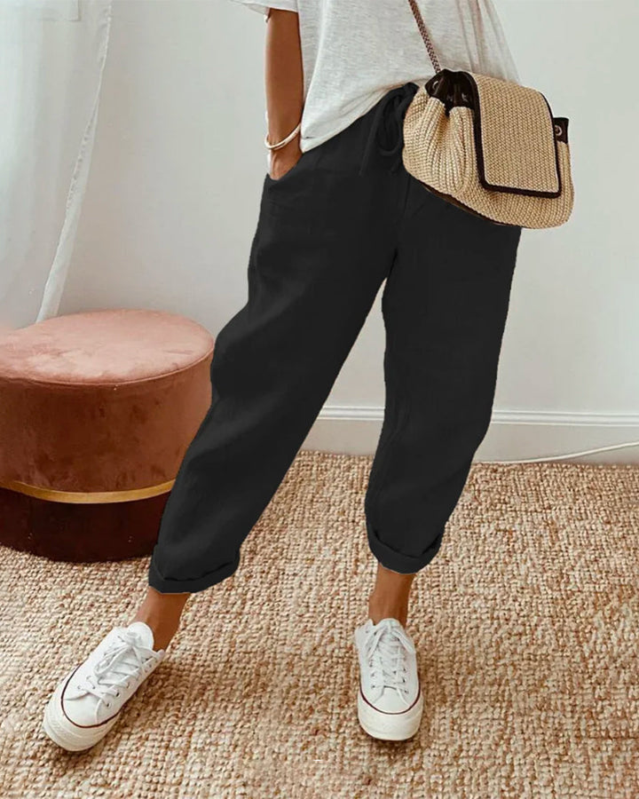 MAAN™ | Casual Damesbroek met Ademend Comfort en Tijdloze Elegantie voor Elke Dag