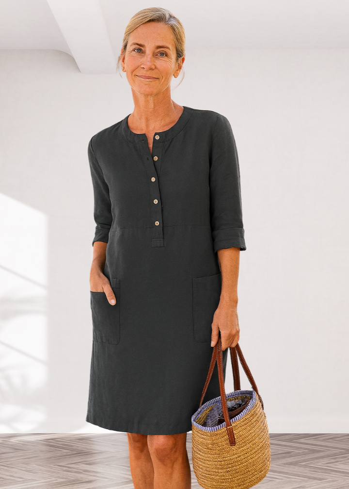 MIO | Casual Damesjurk met Relaxte Pasvorm en Tijdloze Look voor Elke Dag