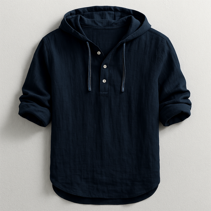 TINO | Casual Overhemd met Capuchon voor Heren Comfort & Stijlvolle Veelzijdigheid