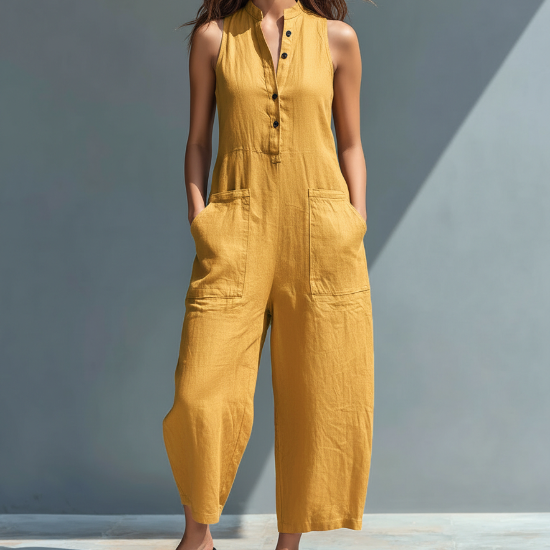 Lucinda | Elegante Mouwloze Jumpsuit