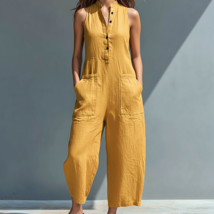 Lucinda | Elegante Mouwloze Jumpsuit