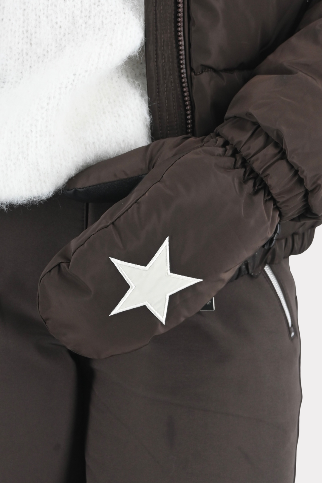 Tiger ski gloves - bruin