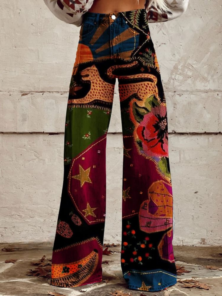 MARO | Boho Vintage Elegante en Comfortabele Broek