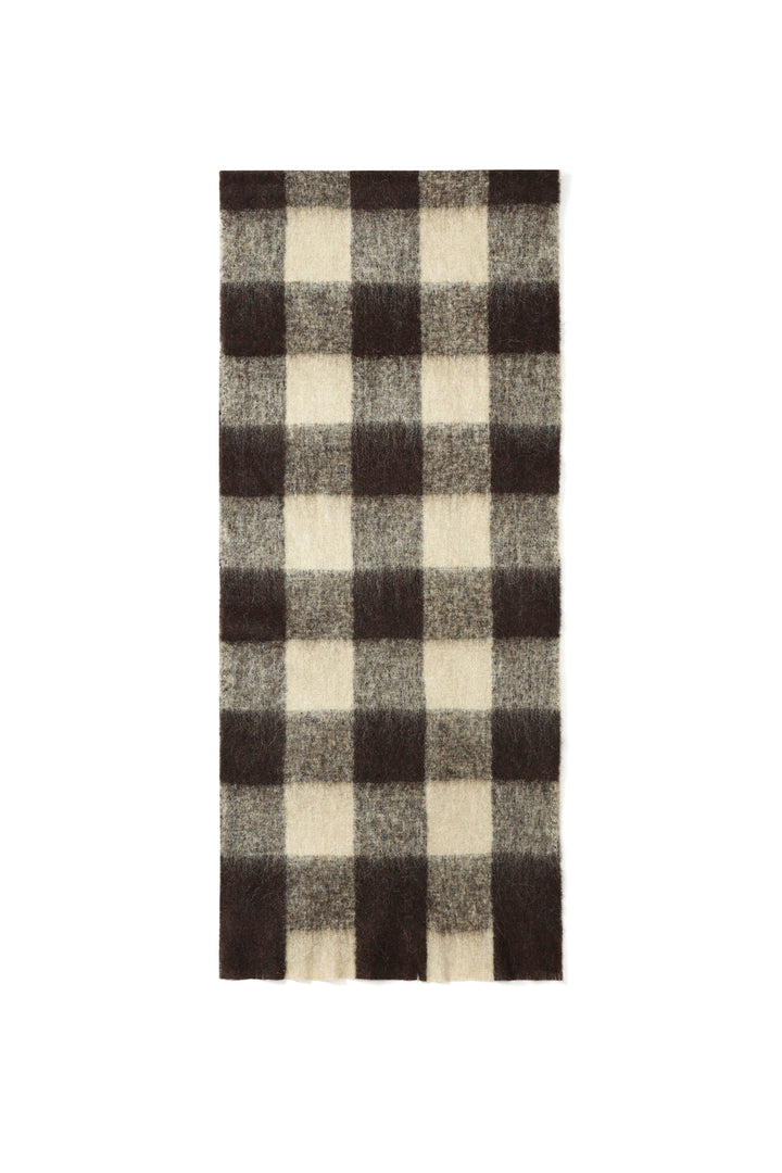 Wintersjaals met ruitpatroon, eenvoudig, polyester, geschikt voor dagelijks gebruik.