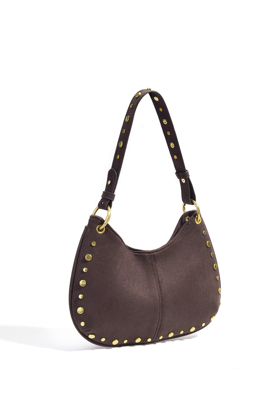 Schoudertassen Rivet Casual Suède Dagelijkse Accessoires