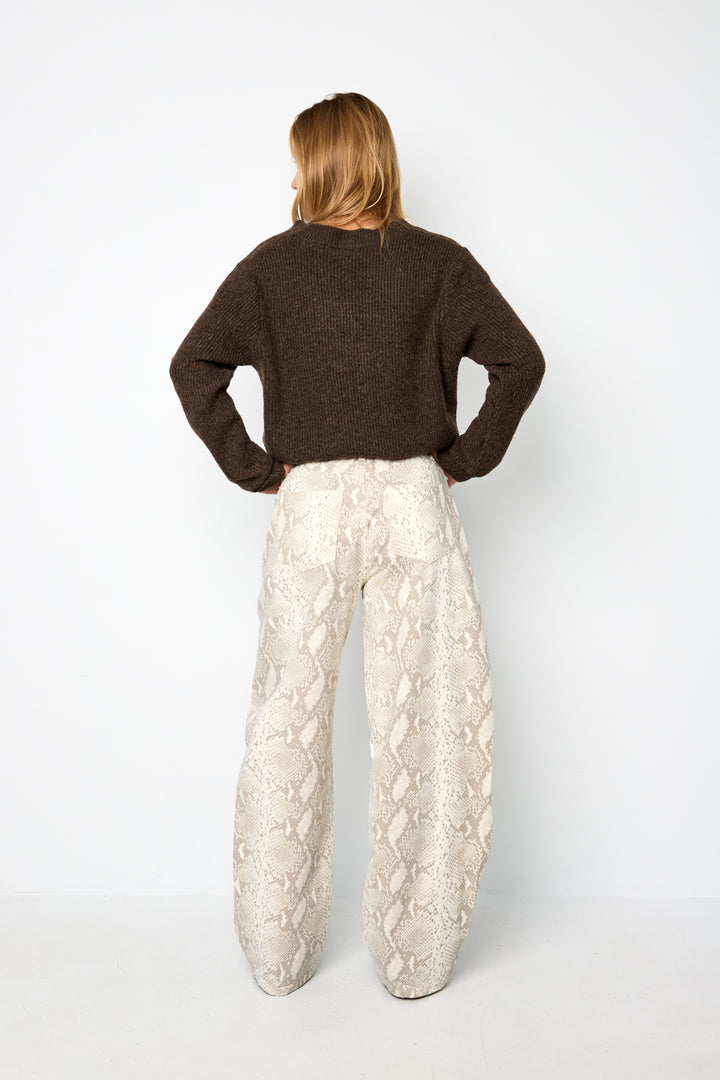 Jeans met slangenprint | LOISNOA