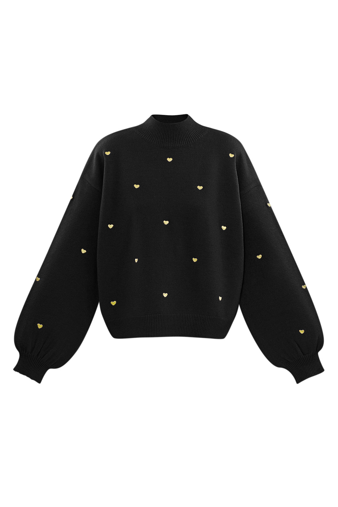 Acryl Gebreide Trui Casual Hart Patroon Herfst/Winter
