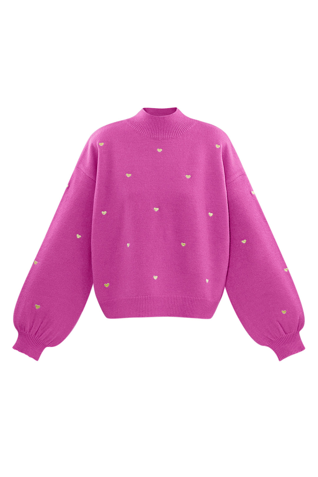 Acryl Gebreide Trui Casual Hart Patroon Herfst/Winter